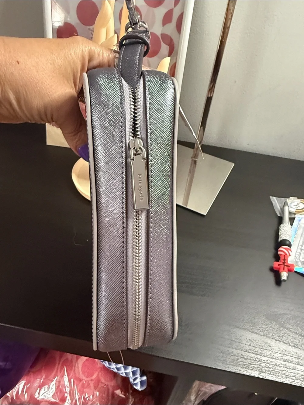 kate spade NWT lavender mini camera bag